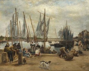 Port Anime by Lucien Alphonse Gros