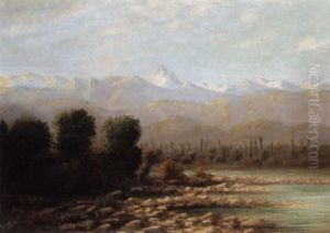 La Vallee De L'isere Et La Chaine De Belledonne Au Debut De Printemps