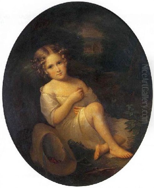Portrait De Jeanne Seilliere A L'age De Cinq Ans - view 1