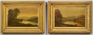 Landscapes (2 Works) by Daniel Charles Grose