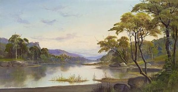 A River Landscape (the Hudson?) - view 1