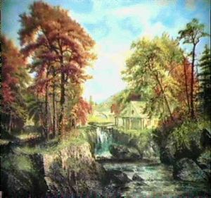 Autumn Landscape by Daniel Charles Grose
