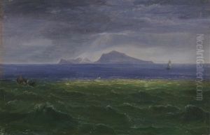 Kleine Marine Mit Blick Auf Capri by Florian Grospietsch