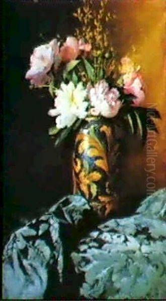 Peonies In A Vase - view 1