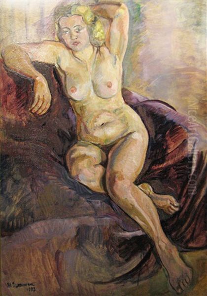 Nude In Armchair - view 1