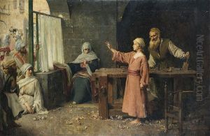 Sacra Famiglia by Giacomo Grosso