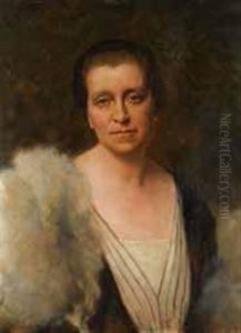 Portrait De La Comtesse De Vecchi De Valcismon