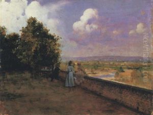 Sulla Terrazza, 1891 by Giacomo Grosso