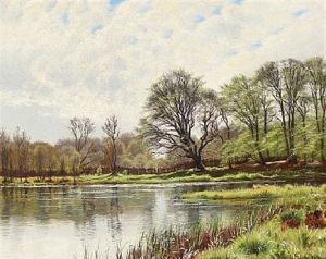 View From The Deer Garden In Denmark by Vilhelm Groth