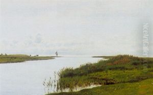 Landskab Med Audlob by Vilhelm Groth