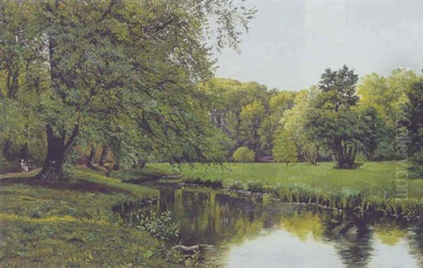 Parklandskab Med Alob, Sommer - view 1