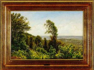Udsigt Over Sommerlandskab Ved Silkeborg by Vilhelm Groth