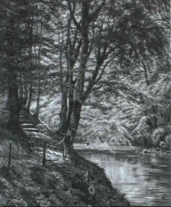 Skovparti Ved Alob by Vilhelm Groth