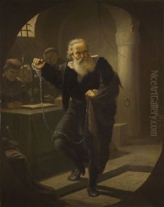 Galileo's Trial by Artur Grottger