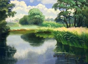 Reflection Lake by Hugo Karlis Grotuss