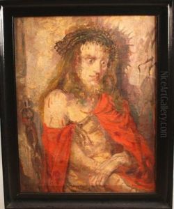 Christ A La Couronne D'epine by Charles de Groux