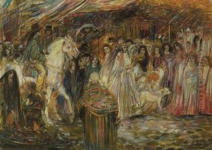 Une Procession En Camargue