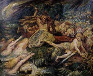 La Mort De Siegfried by Henry de Groux