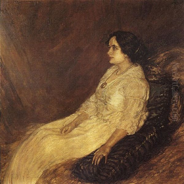 Portrait De Femme Assise - view 1