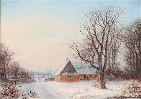 Vintermorgen Ved Fredensborg - view 1