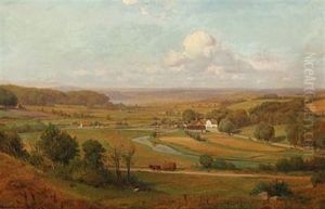 View Of Landscape by Nordahl (Peter Frederik N.) Grove