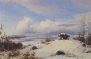 Kjaempegrav Ved Jyllinge Roskilde Fjord by Nordahl (Peter Frederik N.) Grove