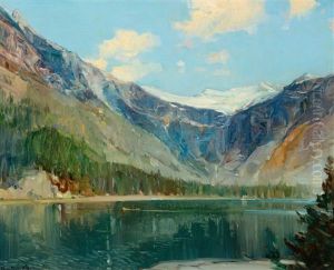 Avalanche Lake, Glacier National Park by Oliver Dennett Grover
