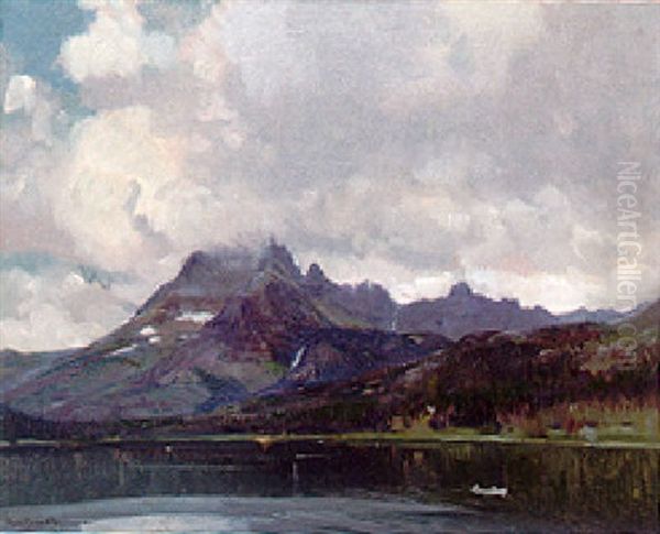 Lake Mcdermott, Glacier National Park - view 1