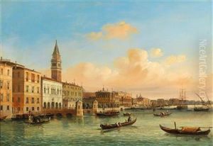 View Of Venice With St Mark"s Square by Carlo Grubacs