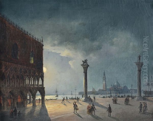 Notturno Con Veduta Di Piazza San Marco - view 1