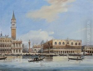 Vue De La Piazzetta A Venise