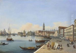 Riva Degli Schiavoni Towards The Dogana, Venice