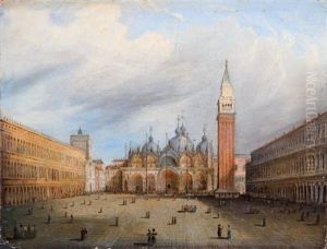 Venise, Vue De La Place Saint-marc