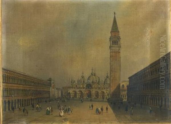 St. Mark's Square, Venice (+ The Rialto Bridge; Pair) - view 1