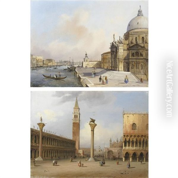 Piazzetta San Marco (+ La Chiesa Della Salute; Pair) - view 1