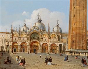Der Markusplatz In Venedig, Veduta Di Venezia