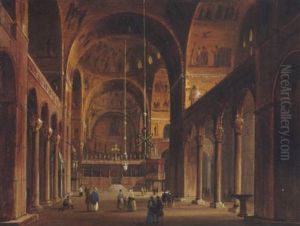 Inneres Der Markuskirche In Venedig Inneres Der Markuskirche In Venedig