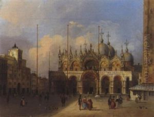 Vue De La Place Saint Marc A Venise