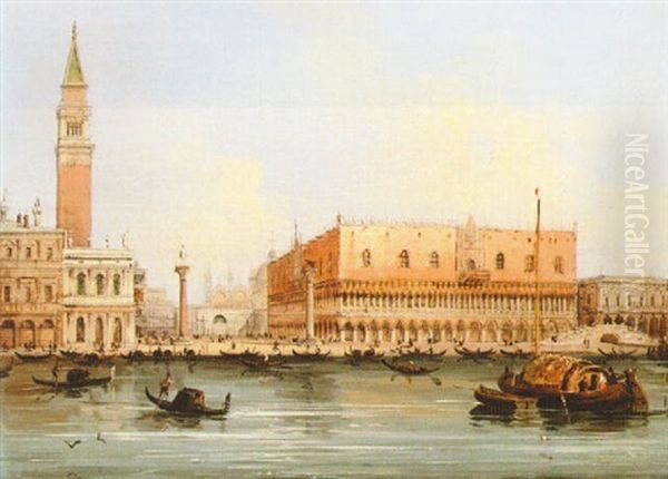 St. Mark's Square And The Doge's Palace From The Bacino - view 1