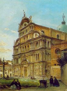 Blick Auf Die Kirche San Zaccaria In Venedig