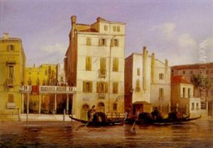 A Canal In Venice