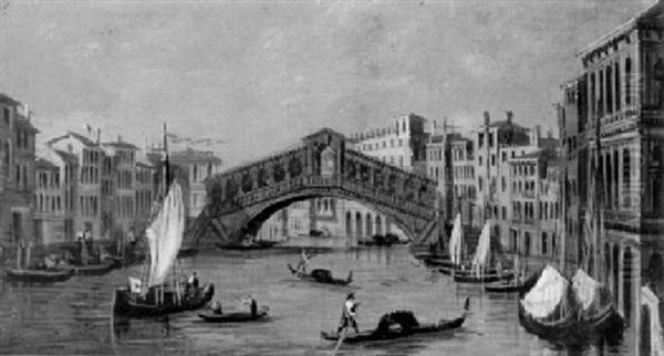 A View Of The Rialto Bridge, Venice - view 1