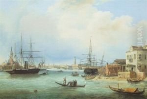 A View Of Venice From The Lagoon by Carlo Grubacs