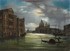 Ansicht Von Venedig Im Mondlicht Ansicht Von Venedig Im Mondlicht