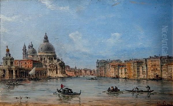 L'entree Du Grand Canal A Venise - view 1