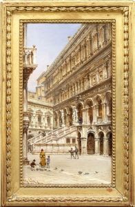 L'escalier Des Geants A Venise by Giovanni Grubas