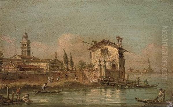 San Michele, With Venice In The Background - view 1