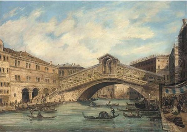 The Rialto Bridge, Venice - view 1