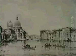 Il Canal Grande Della Chiesa Della Salute