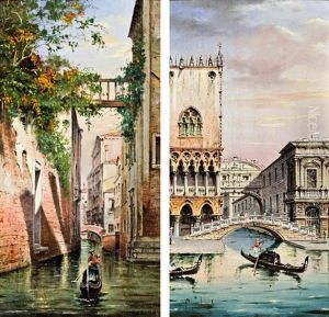 Ansichten Von Venedig (pair) Ansichten Von Venedig (pair)